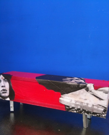 Model für die Umgestaltung eine Vintage Sideboardes aus den 60er Jahren.